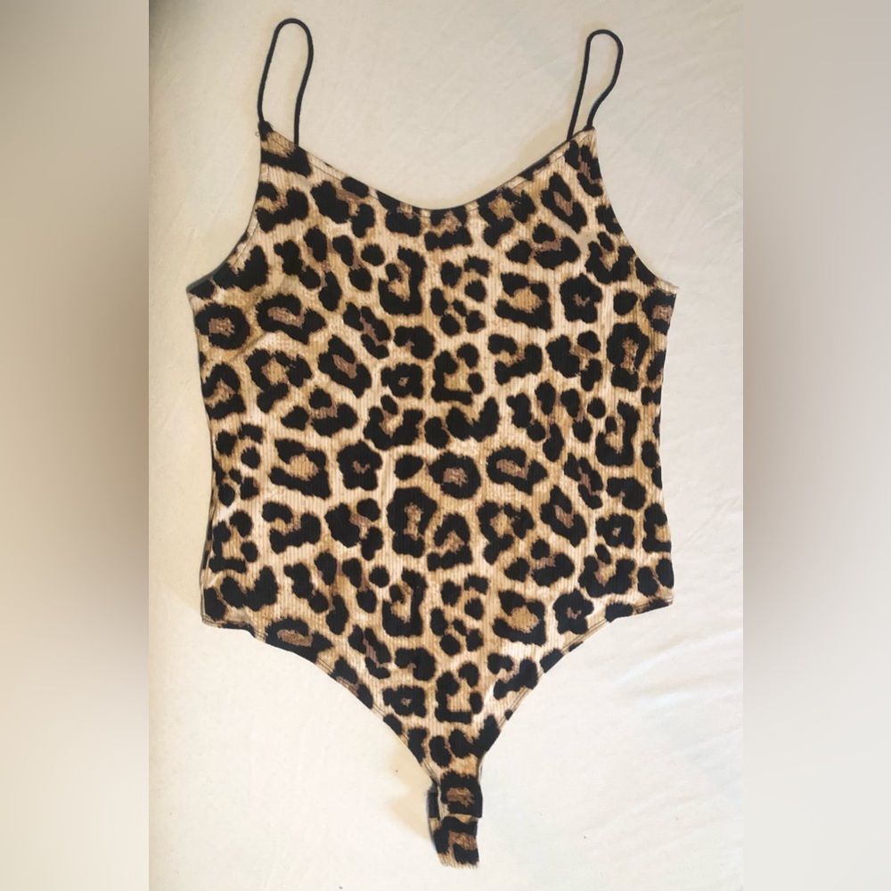 H&M Leopard Print Bodysuit